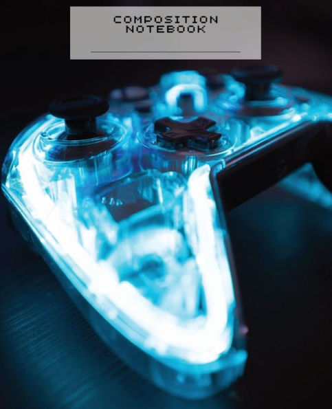Video Gamers Composition Notebook: Notebook For Adults, Kids, Boys, Girls, Video Gamers 7.5 x 9.25, 120 pages Dot Grid: