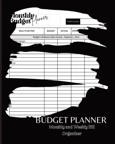 Budget Planner: Start Anytime 12 Months Budget Planner, with Subscription Log, Debt Tracking and Individual Savings Goal Worksheets