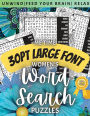 ME TIME WOMEN'S 30PT FONT WORD SEARCH PUZZLES: Large, Jumbo, Relaxing, Meditative Brain Games for Adults, Seniors, Teens