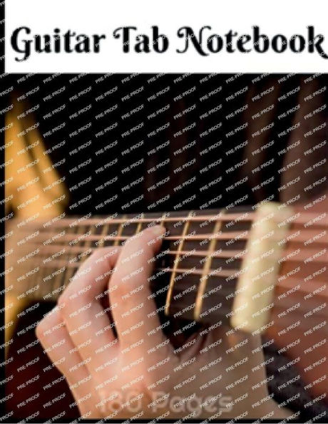 Guitar Tab Notebook: 180 Pages of Blank Guitar Tablature and Chord Charts