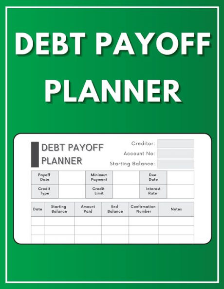 Debt Payoff Planner: Simple and easy to use debt payoff tracker to help keep in check of your finances