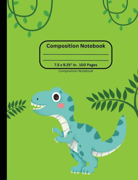 Kids Dinosaur Composition Notebook