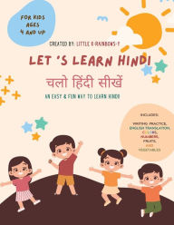 Title: Let's Learn Hindi, Author: LITTLE K-RAINBOWS-Y