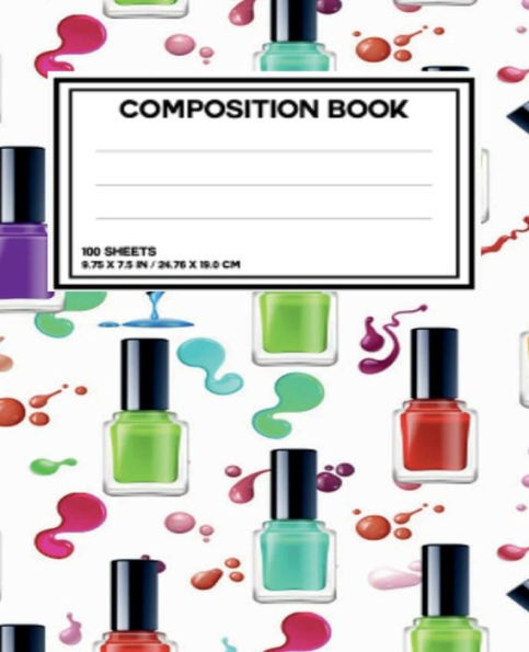 Nail polish composition notebook