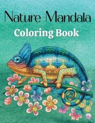 Title: Nature Mandala Coloring Book: Animal coloring book with stress relieving mandala designs, Author: Mary Shepherd