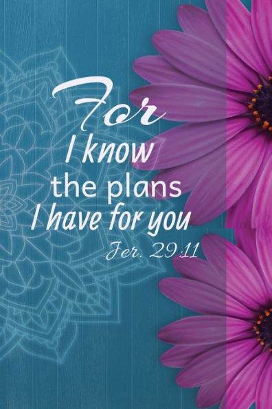 Journal: For I Know the Plans I Have For You, Jer. 29:11: