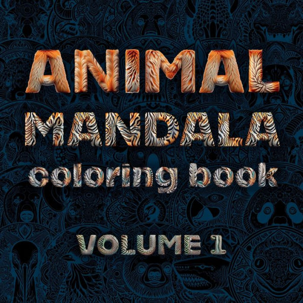 Animal Mandala Coloring Book, Volume 1
