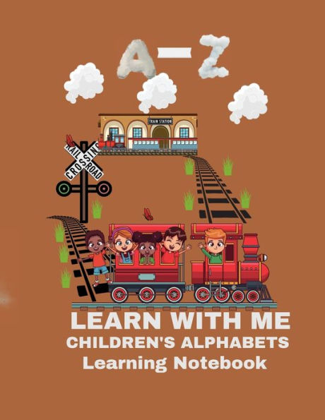 A-Z Learn with Me Children's Alphabets Learning Notebook