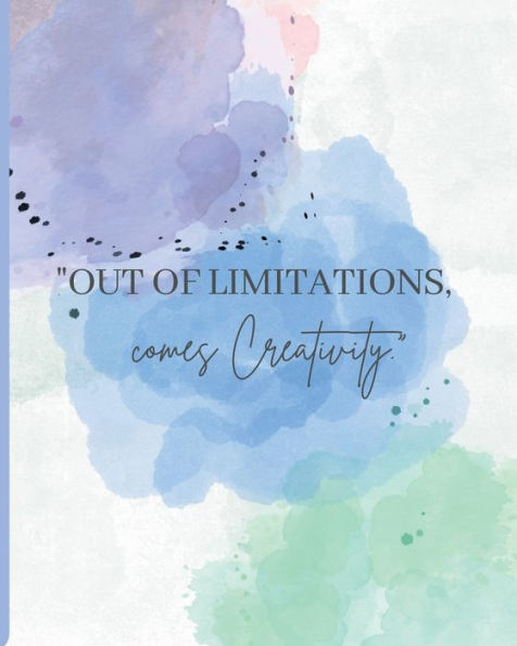 8 X 10 Motivational Quote Notebook