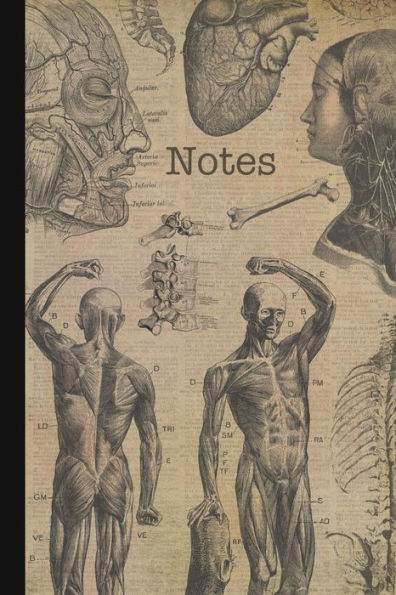 Notes. Anatomy.: Human anatomy, medical student notebook gift