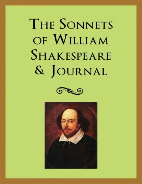 The Sonnets of William Shakespeare & Journal (Large Print)