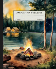 Title: Camping in the Woods Watercolor Composition Notebook College Ruled, Author: Charlotte James
