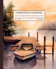 Title: Sunset at the Lake Watercolor Composition Notebook College Ruled, Author: Charlotte James