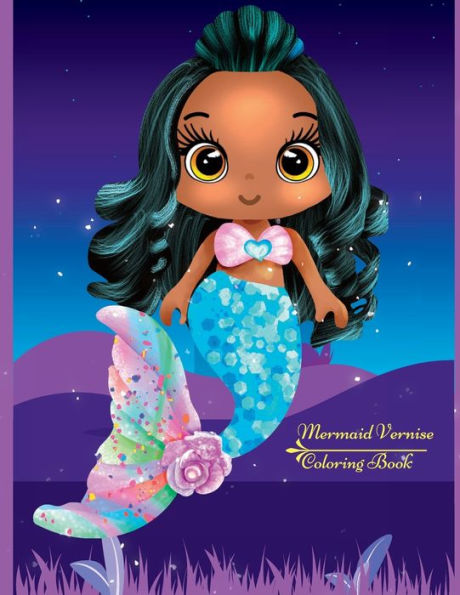 Mermaid Vernise Coloring Book