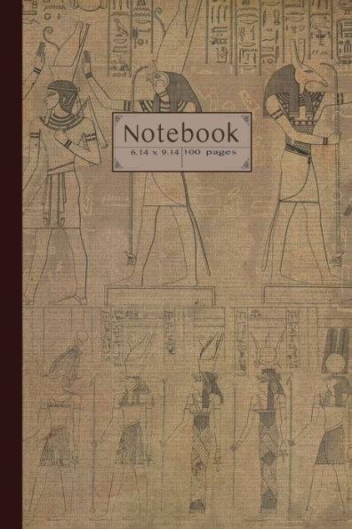 Notebook. Ancient Egypt: Vintage Egyptian Sphynx notebook. Ancient Egypt illustrations journal.