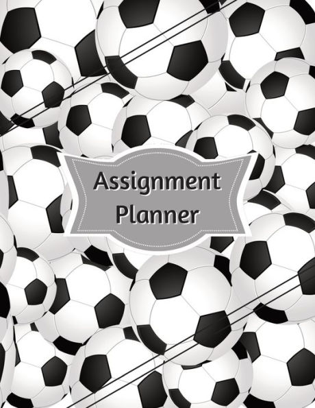 Student Assignment Planner: Soccer Theme
