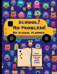 Title: My Fun Monsters Elementary School Planner: Undated Weekly Planner for Elementary Students, Author: 4ls Works