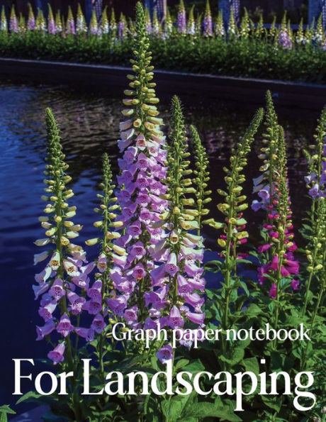 Graph Paper Notebook for Landscaping: Quadrille grid blueprint and graph paper (50 sheets per pad), 8.5