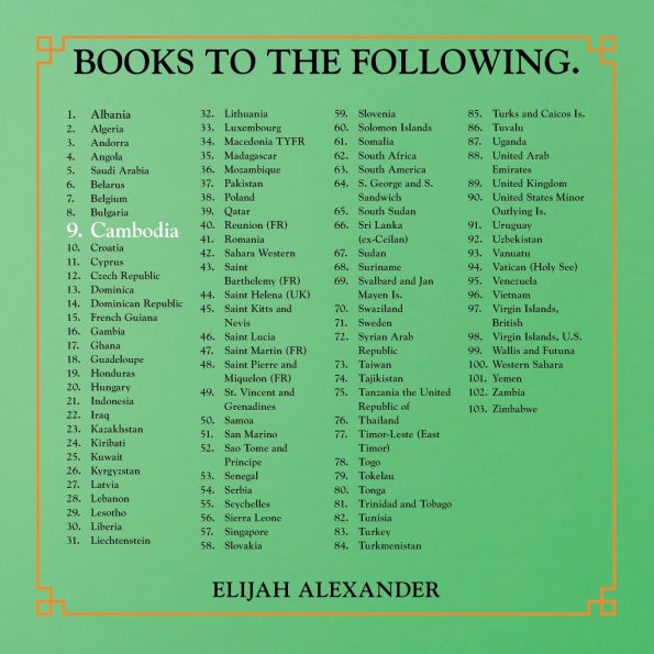 Books to the Following.: Cambodia