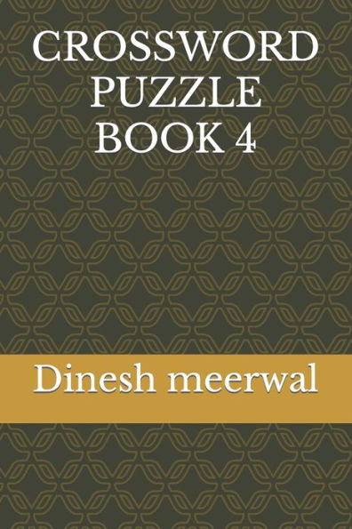 Crossword Puzzle Book 4