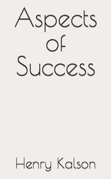 Aspects of Success