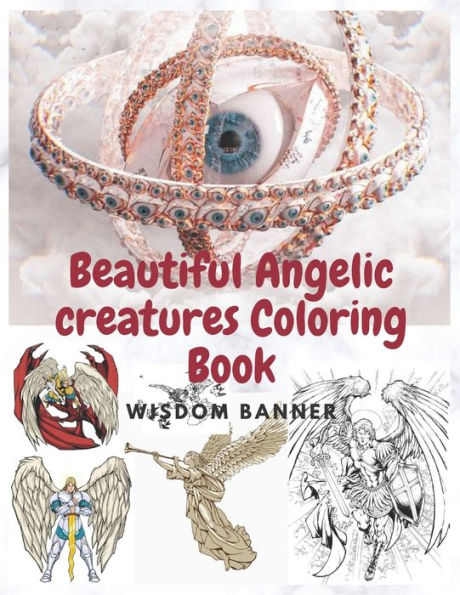 Beautiful Angelic creatures Coloring Book