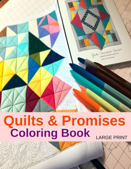 Quilts and Promises Coloring Book