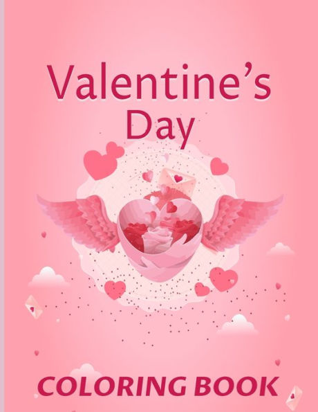 Valentine Day Coloring Book: A beautiful colorful valentine day book for adults.