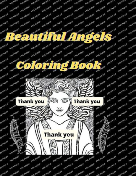 Beautiful Angels: Coloring Book For Adults