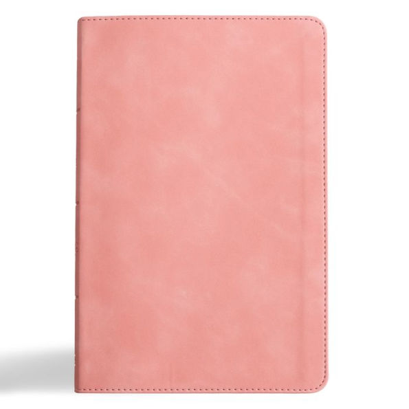 CSB Thinline Bible, Blush Pink LeatherTouch