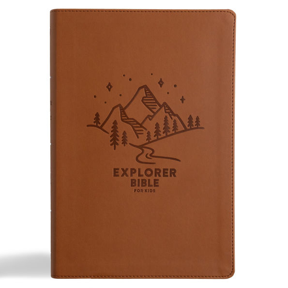 KJV Explorer Bible for Kids, Brown LeatherTouch: Placing God's Word in the Middle of God's World