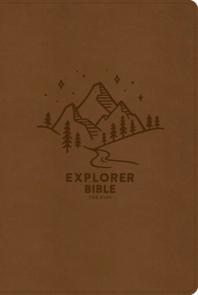 KJV Explorer Bible for Kids, Brown LeatherTouch, Indexed: Placing God's Word in the Middle of God's World