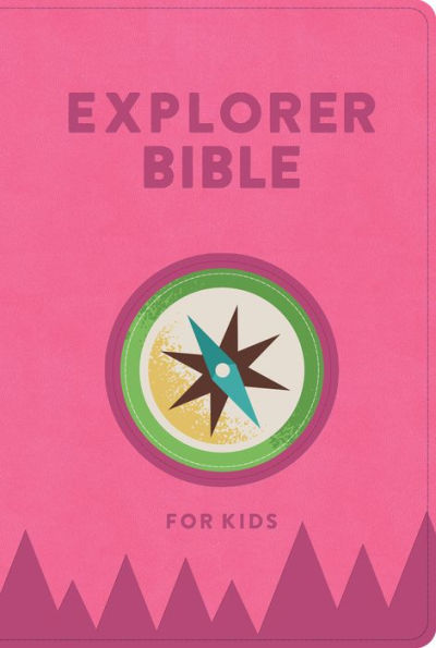 KJV Explorer Bible for Kids, Bubble Gum Leathertouch: Placing God's Word in the Middle of God's World