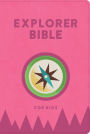 KJV Explorer Bible for Kids, Bubble Gum LeatherTouch, Indexed: Placing God's Word in the Middle of God's World