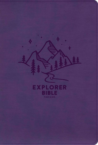 KJV Explorer Bible for Kids, Purple Leathertouch: Placing God's Word in the Middle of God's World