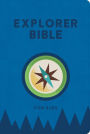 KJV Explorer Bible for Kids, Royal Blue LeatherTouch, Indexed: Placing God's Word in the Middle of God's World