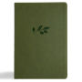 CSB Super Giant Print Reference Bible, Digital Study Edition, Olive LeatherTouch