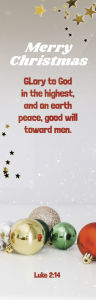 Title: Christmas Bookmark: Merry Christmas (Package of 25): Luke 2:14 (KJV), Author: Broadman Church Supplies Staff