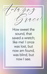 Title: General Worship Bulletin: How Sweet (Package of 100): Amazing Grace (Hymn Lyric), Author: Broadman Church Supplies Staff