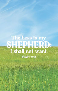 Title: Funeral Bulletin: My Shepherd (Package of 100): Psalm 23:1 (KJV), Author: Broadman Church Supplies Staff