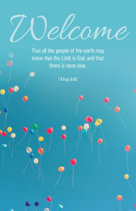 Title: Church Homecoming Bulletin: All the People (Package of 100): 1 Kings 8:60 (KJV), Author: Broadman Church Supplies Staff