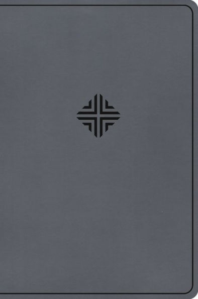 CSB Large Print Thinline Bible, Value Edition, Charcoal LeatherTouch