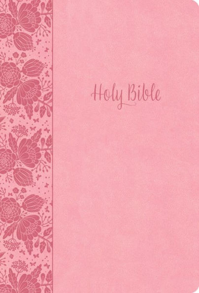 KJV Large Print Thinline Bible, Value Edition, Soft Pink LeatherTouch