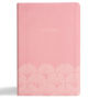NASB Large Print Thinline Bible, Value Edition, Soft Pink LeatherTouch