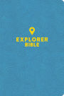 CSB Explorer Bible for Kids, Sky Blue Leathertouch, Indexed: Placing God's Word in the Middle of God's World
