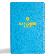 Title: CSB Explorer Bible for Kids, Sky Blue Leathertouch, Indexed: Placing God's Word in the Middle of God's World, Author: CSB Bibles by Holman