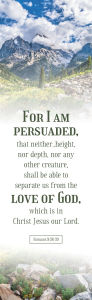 Title: Inspirational Bookmark: For I Am Persuaded (Package of 25): Romans 8:38-39 (KJV), Author: Broadman Church Supplies Staff
