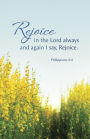 General Worship Bulletin: Rejoice (Package of 100): Philippians 4:4 (KJV)