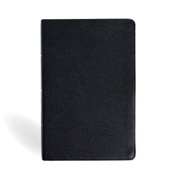 NASB Personal Size Giant Print Bible, Black Genuine Leather, Indexed