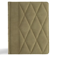 Title: CSB Notetaking Bible, Large Print Edition, Sage Suedesoft LeatherTouch Over Board, Author: CSB Bibles by Holman